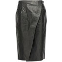 カッスルエディションズ KASSL EDITIONS スカート レディース ブラック Skirts 'Wrap Skirt Oil' skirt R29100001 Black 関税 送料無料 ラッピング無料 2024SS ju