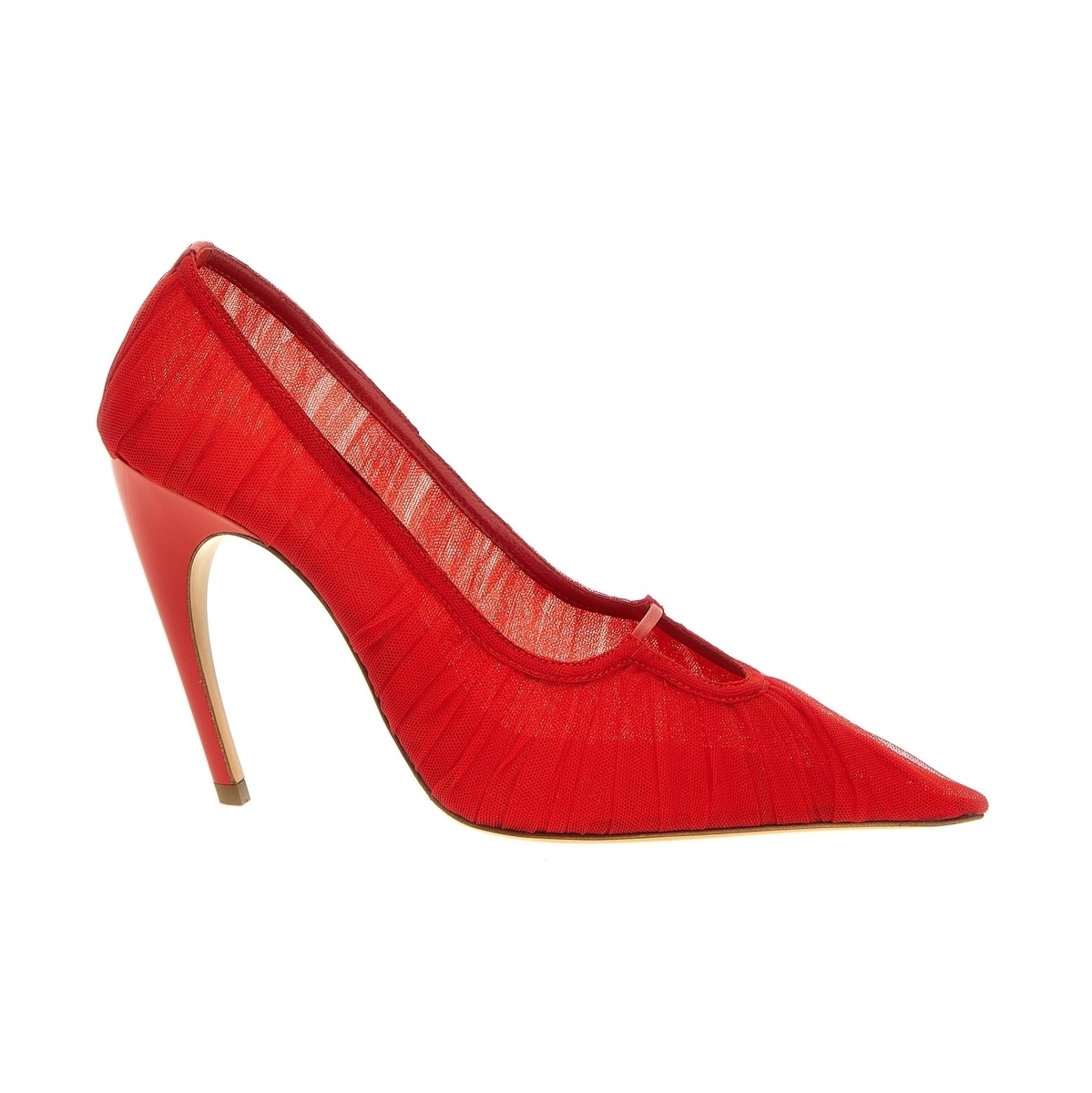 ͥ󥷥ɥ祫 NENSI DOJAKA ϥҡ ѥץ ǥ å High heels Tulle pumps ND23F...
