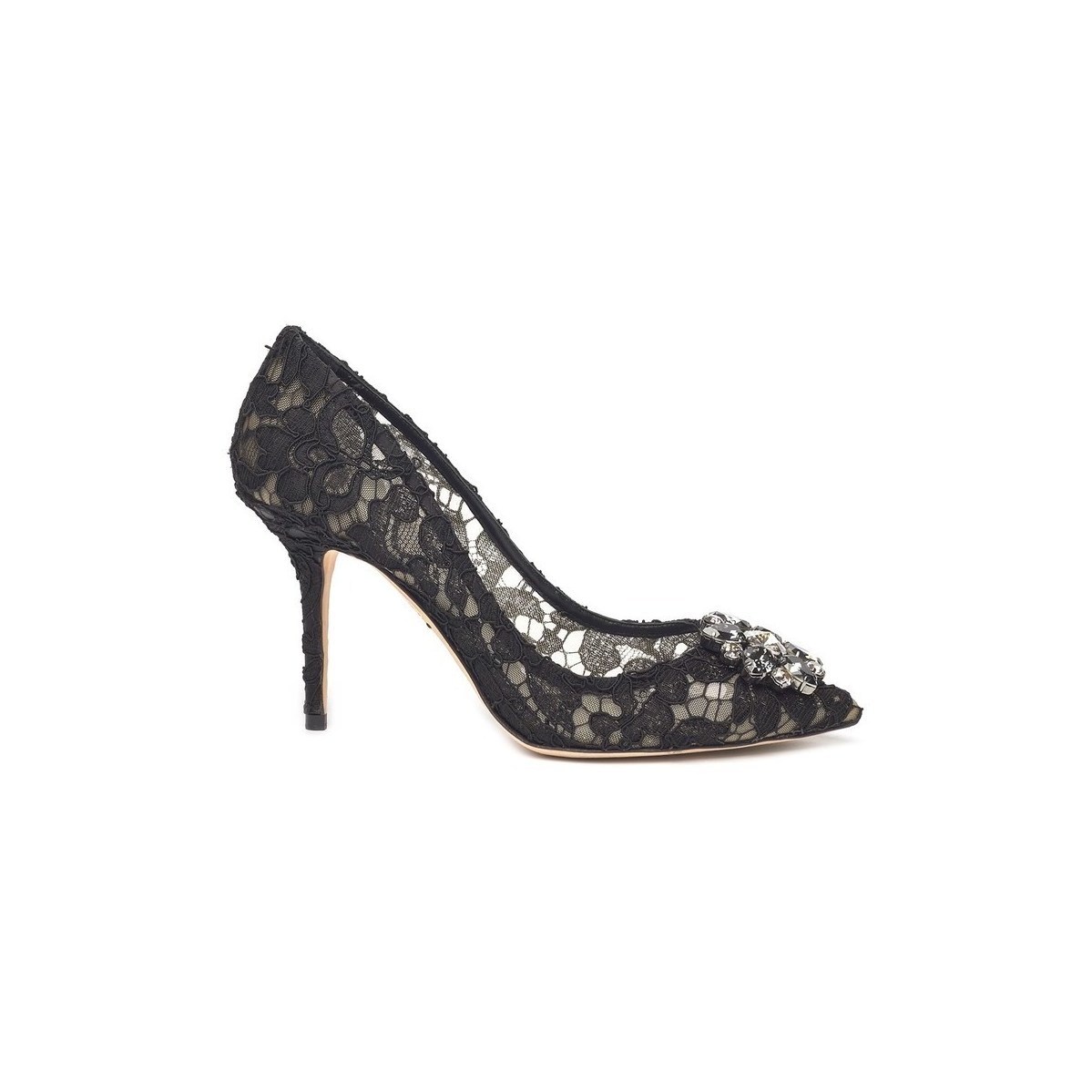 ドルチェ&ガッバーナ ハイヒール DOLCE&GABBANA ドルチェ&ガッバーナ ブラック Black 'Bellucci’ lace pumps パンプス レディース 秋冬2023 CD0101AL19880999 【関税・送料無料】【ラッピング無料】 ju