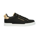 【1000円OFFクーポン配布中!】 ドルチェ&ガッバーナ DOLCE&GABBANA スニーカー レディース ブラック Sneakers 'Portofino' sneakers CK1602AN2988E831 Black 関税 送料無料 ラッピング無料 2023AW ju