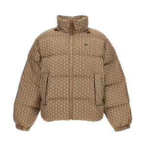 【11/10限定 1,000円オフクーポンあり】 LACOSTE ラコステ ベージュ Beige Logo print down jacket ジャケット メンズ 秋冬2023 BH5451QIZ 【関税・送料無料】【ラッピング無料】 ju