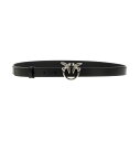 ピンコ PINKO ベルト レディース ブラック Belts 'Love berry' belt 100143A0F1Z99O Black 関税 送料無料 ラッピング無料 2023AW ju