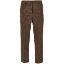 【15,000円以上1,000円OFF!!】 PRADA プラダ ベージュ Beige Houndstooth pants パンツ レディース 秋冬2023 P229HG13GOF0005 【関税・送料無料】【ラッピング無料】 ju