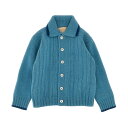 【楽天スーパーSALE!!50000円以上3000円OFFクーポン対象】 GUCCI グッチ ブルー Light Blue Cardigan logo カーディガン ベビーボーイズ 秋冬2023 737705XKDA24667 【関税・送料無料】【ラッピング無料】 ju