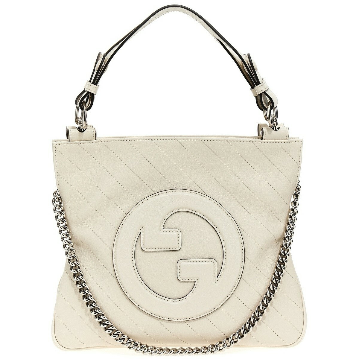 GUCCI グッチ ホワイト White Shopping 'Gucci Blondie' トートバッグ レディース 秋冬2023 7515181AAOW9022 【関税・送料無料】【ラッピング無料】 ju