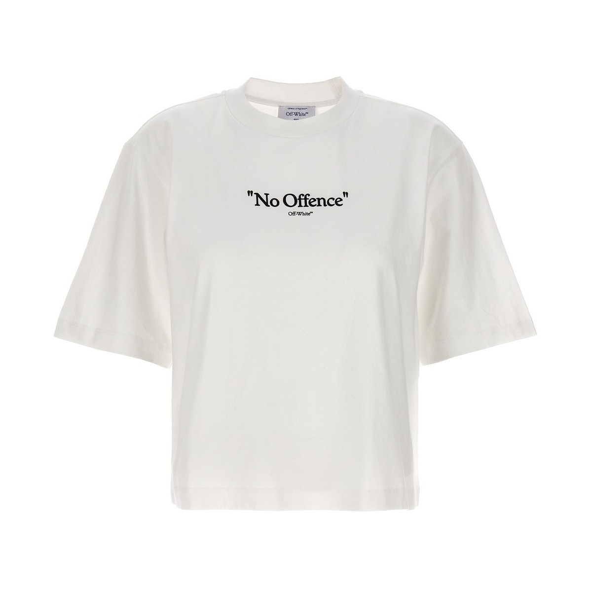OFF WHITE եۥ磻 ۥ磻 White 'No Offence' T-shirt T ǥ 2023 OWAA124F23JER00101100110 ڴǡ̵ۡڥåԥ̵ ju
