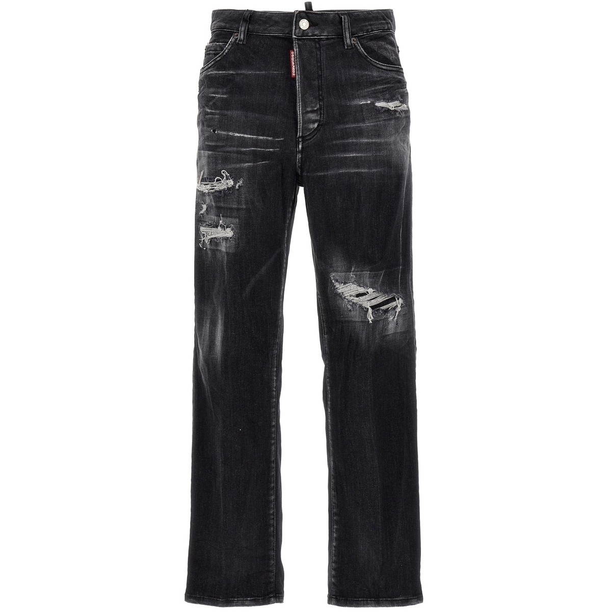 DSQUARED2 ディースクエアード ブラック Black 'Boston' jeans デニム レディース 秋冬2023 S72LB0667S30503900 【関税・送料無料】【ラッピング無料】 ju