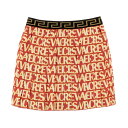 VERSACE ヴェルサーチェ パープル Fuchsia 'Versace Allover Kids' capsule La Vacanza skirt スカート ガールズ 秋冬2023 10002401A081285P840 【関税・送料無料】【ラッピング無料】 ju