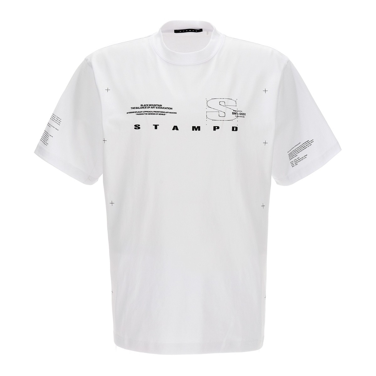 STAMPD スタンプド ホワイト White/Black 039 Mountain Transit 039 T-shirt Tシャツ メンズ 秋冬2023 SLAM3269TEWHT 【関税 送料無料】【ラッピング無料】 ju