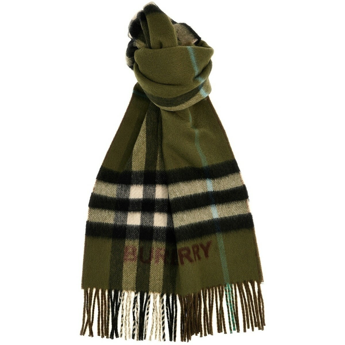 【土日限定クーポン配布中！】 BURBERRY バーバリー マルチカラー Multicolor 'Burberry Check' scarf ファッション小物 メンズ 秋冬2023 8073527BROWNSHRUB 【関税・送料無料】【ラッピング無料】 ju