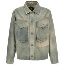 OBJECTS IV LIFE オブジェクツ フォー ライフ グリーン Green 'Traditional Denim' jacket ジャケット メンズ 秋冬2023 OBJ00320101GREPAT 【関税・送料無料】【ラッピング無料】 ju