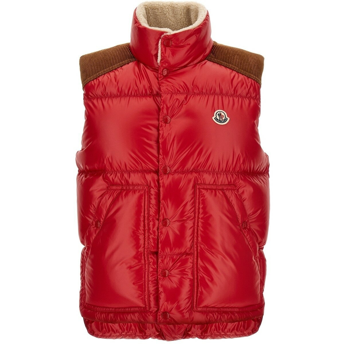  MONCLER モンクレール レッド Red 'Ardeche' vest ベスト メンズ 秋冬2023 1A00128595ZJ455  ju