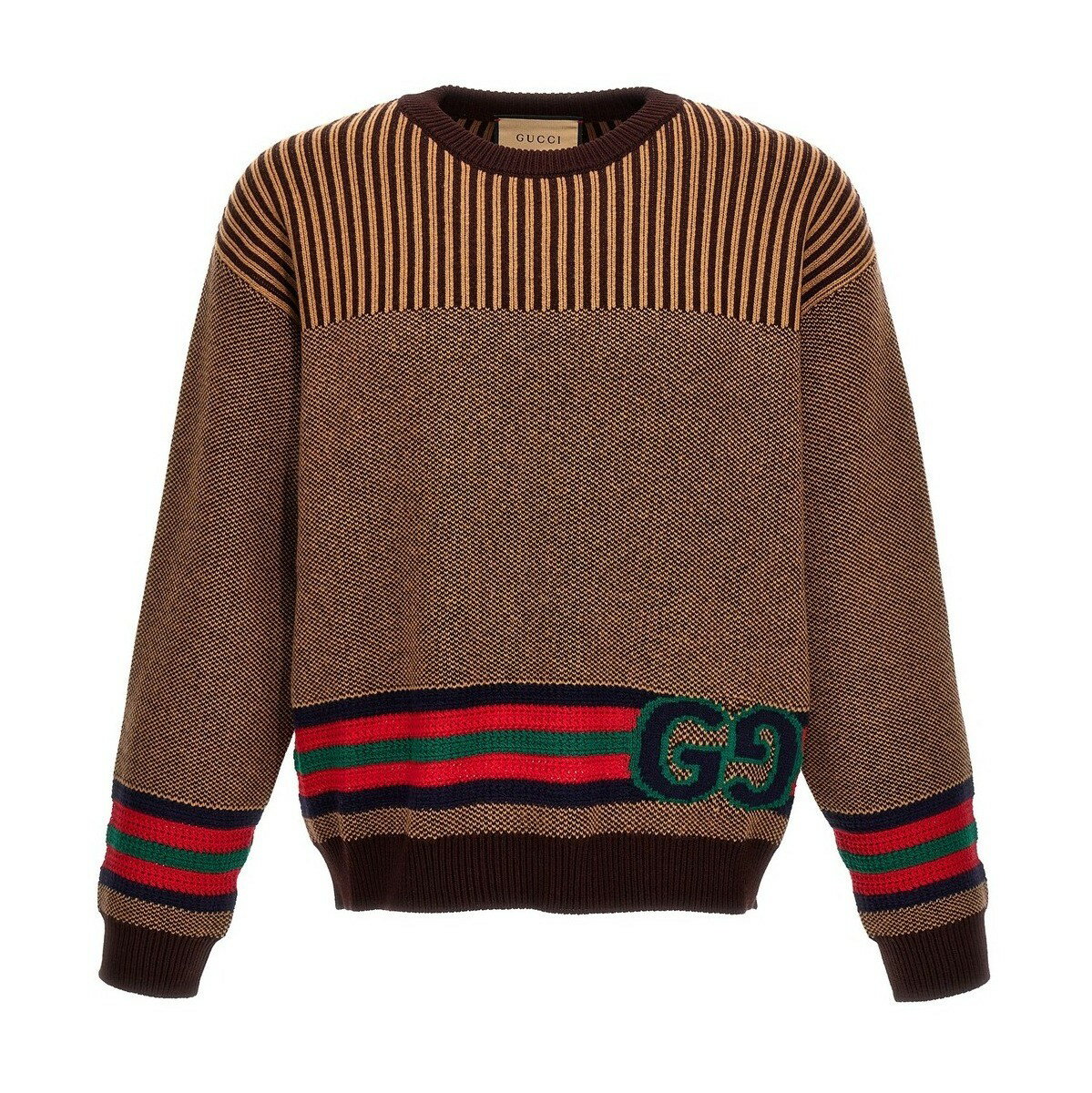 ꥯݥ桪 GUCCI å ֥饦 Brown Logo sweater ˥åȥ  2023 740349XKC4D2180 ڴǡ̵ۡڥåԥ̵ ju