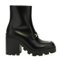 【0の付く日ポイント4倍】 GUCCI グッチ ブラック Black 'Trip' ankle boots ブーツ レディース 秋冬2023 750589AACAT1000 【関税・送料無料】【ラッピング無料】 ju