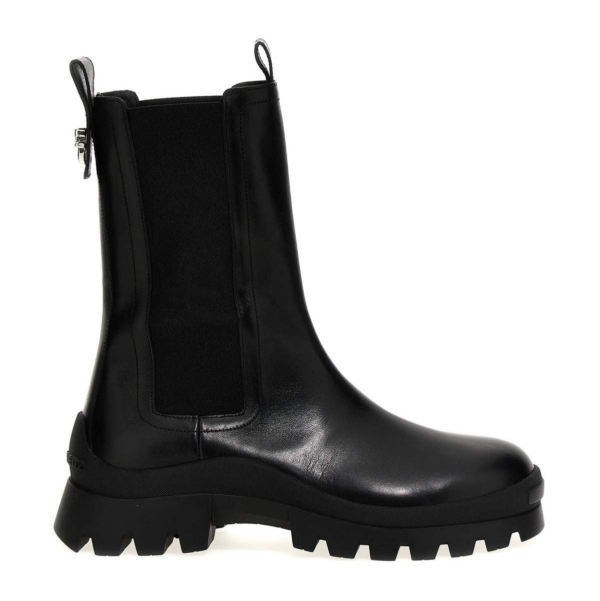 DSQUARED2 ディースクエアード ブラック Black 'D2 Statement' ankle boots ブーツ レディース 秋冬2023 ABW0183015000012124 【関税・送料無料】【ラッピング無料】 ju