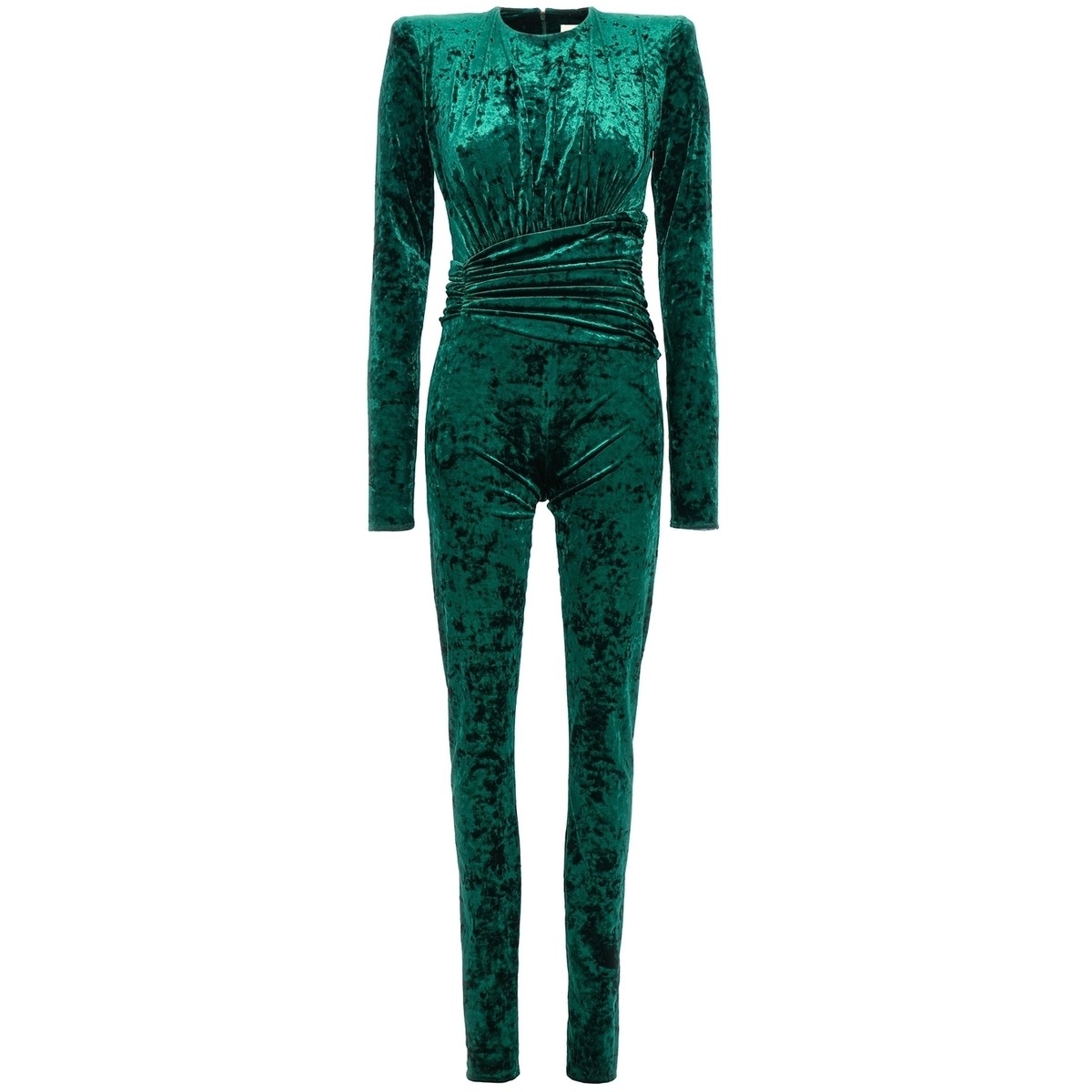 ALEXANDRE VAUTHIER アレクサンドル ボーティエ グリーン Green Velvet suit オールインワン レディース 秋冬2023 233JS1950CYPRESSGREEN 【関税・送料無料】【ラッピング無料】 ju