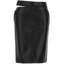 FENDI フェンディ ブラック Black Leather midi skirt スカート レディース 秋冬2023 FPD774AQ31F0GME 【関税・送料無料】【ラッピング無料】 ju