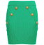 15,000߰ʾ头1,000OFF BALMAIN Хޥ ꡼ Green Knitted skirt  ǥ 2023 BF0LB194KF247DC ڴǡ̵ۡڥåԥ̵ ju