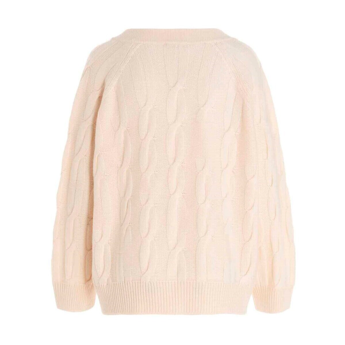 CANESSA Pink Braided cashmere sweater レディース 秋冬2021 EWKV003FK0001004 ju