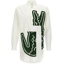 ラコステ 【15,000円以上1,000円OFF!!】 COMME DES GARCONS コム デ ギャルソン ホワイト White Comme Des Garcons shirt x Lacoste shirt シャツ メンズ 秋冬2023 FLB011W231 【関税・送料無料】【ラッピング無料】 ju