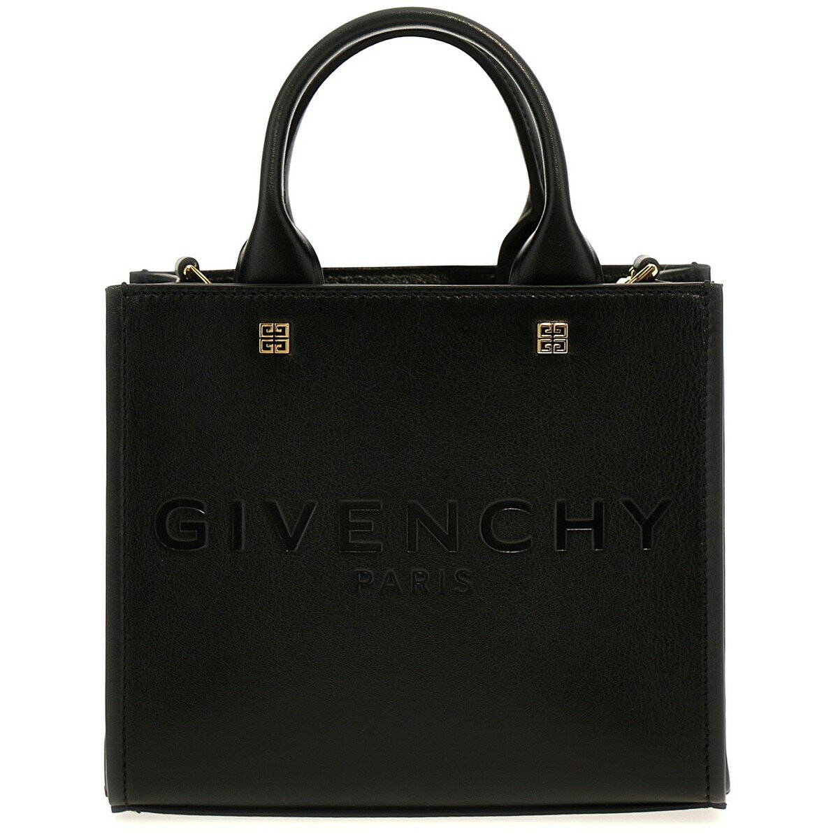 ジバンシィ 【毎月1日はエントリーでポイント3倍！】 GIVENCHY ジバンシィ ブラック Black 'Mini G' shopping bag トートバッグ レディース 秋冬2023 BB50WUB1Y6001 【関税・送料無料】【ラッピング無料】 ju