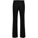 ドルチェ&ガッバーナ 【15,000円以上1,000円OFF!!】 DOLCE&GABBANA ドルチェ&ガッバーナ ブラック Black Flare pants パンツ メンズ 秋冬2023 GZ25ATFU21EN0000 【関税・送料無料】【ラッピング無料】 ju