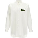 ラコステ 【15,000円以上1,000円OFF!!】 COMME DES GARCONS コム デ ギャルソン ホワイト White Comme Des Garcons shirt x Lacoste shirt シャツ メンズ 秋冬2023 FLB003W231 【関税・送料無料】【ラッピング無料】 ju