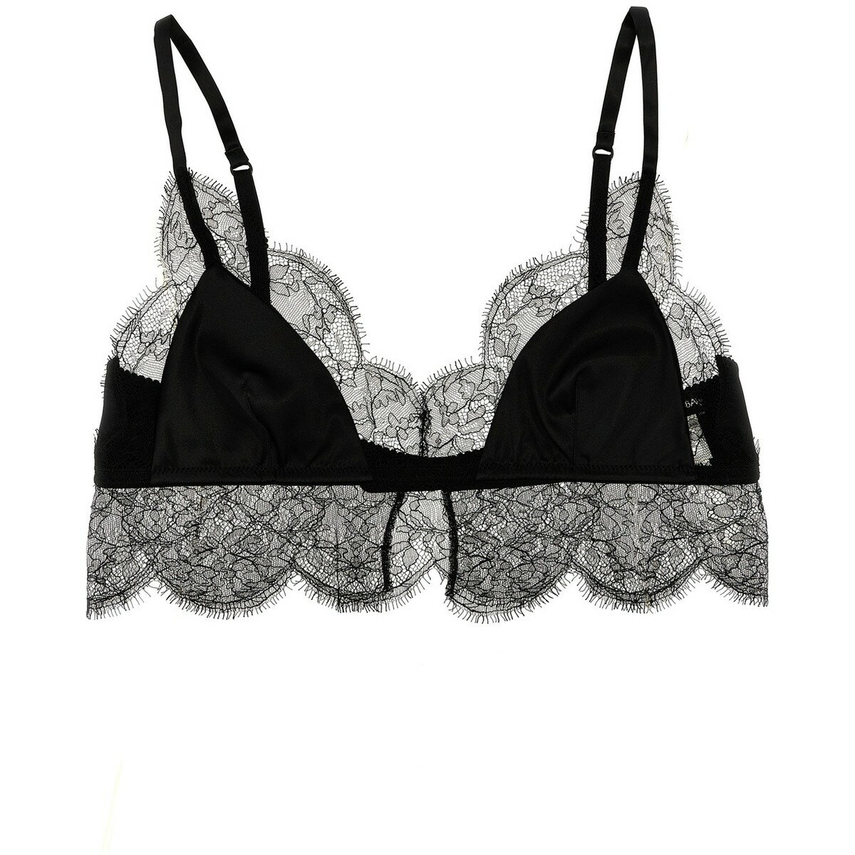 ドルチェ&ガッバーナ 【本日0のつく日ポイント4倍！】 DOLCE&GABBANA ドルチェ&ガッバーナ ブラック Black Lace satin bra アンダーウェア レディース 秋冬2023 O1C58TFUAD8N0000 【関税・送料無料】【ラッピング無料】 ju