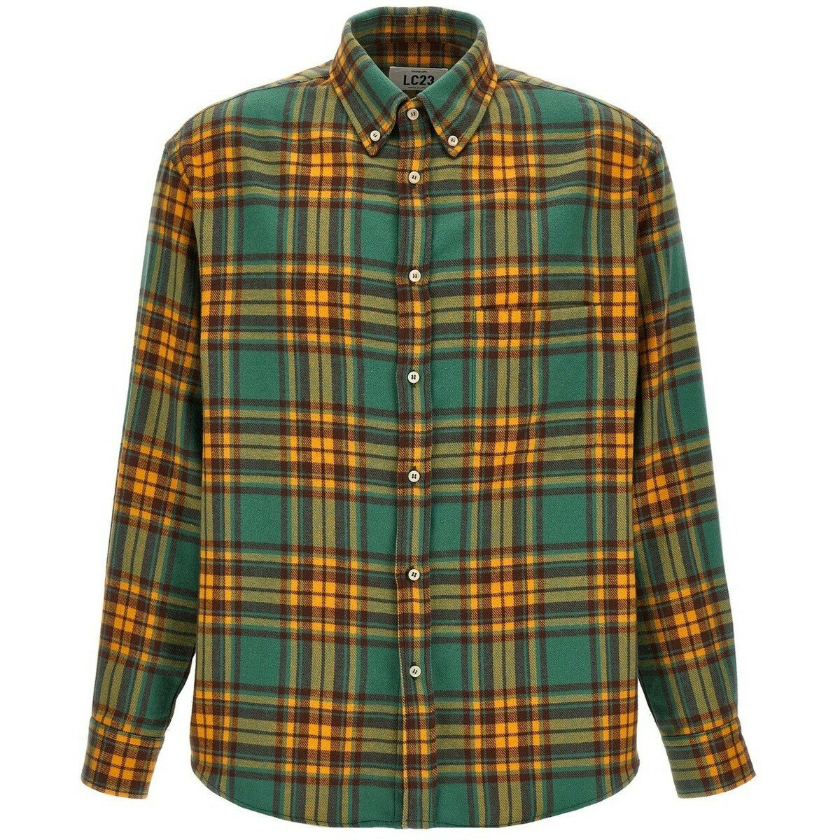 LC23 エルシーニジュウサン マルチカラー Multicolor 'Check flannel' shirt シャツ メンズ 秋冬2023 S..