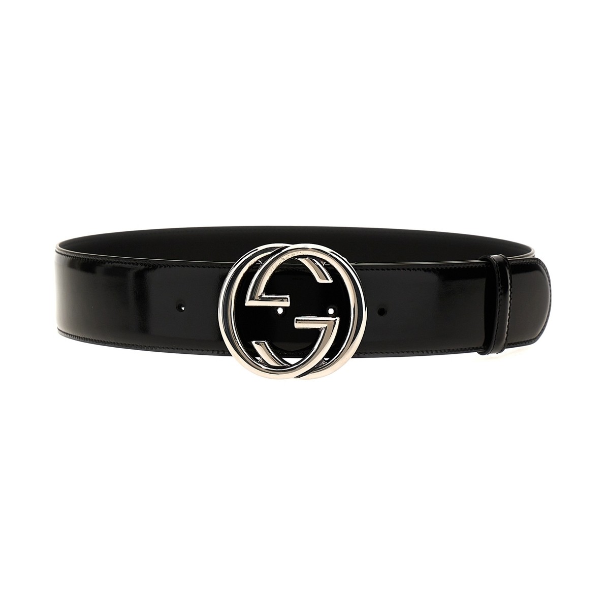 グッチ ベルト（レディース） GUCCI グッチ ブラック Black 'Incrocio GG' belt ベルト レディース 秋冬2023 763389AACBA1000 【関税・送料無料】【ラッピング無料】 ju