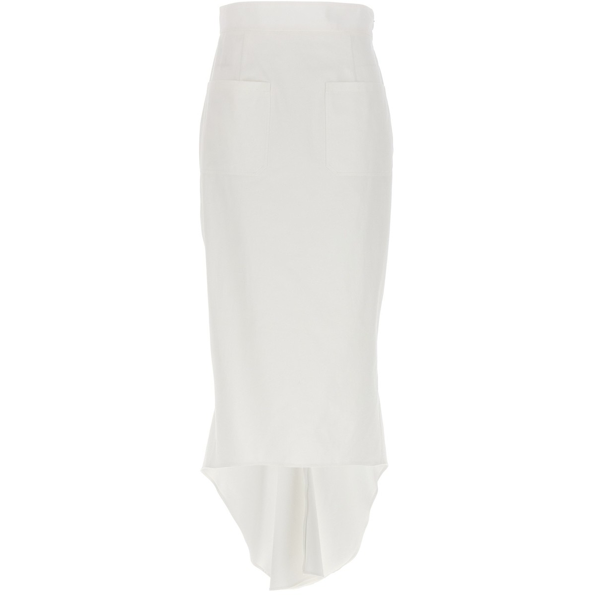 プラダ PRADA プラダ ホワイト White Cotton sheath skirt スカート レディース 秋冬2023 P161X13QAF0009 【関税・送料無料】【ラッピング無料】 ju