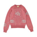 GUCCI グッチ ピンク Pink 'Above all' embroidery sweater ニットウェア ガールズ 秋冬2023 741421XKDEM5955 【関税・送料無料】【ラッピング無料】 ju