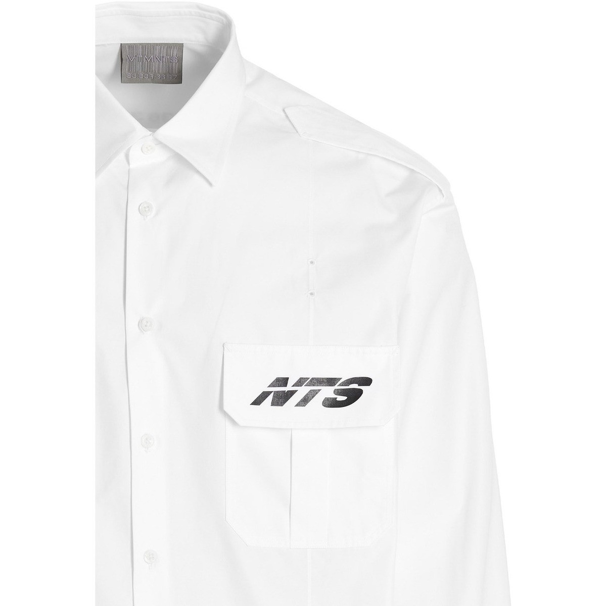 VTMNTS ヴェトモン White 'Police’ shirt シャツ メンズ 春夏2022 VL12SH250WWHITE 【関税・送料無料】【ラッピング無料】 ju