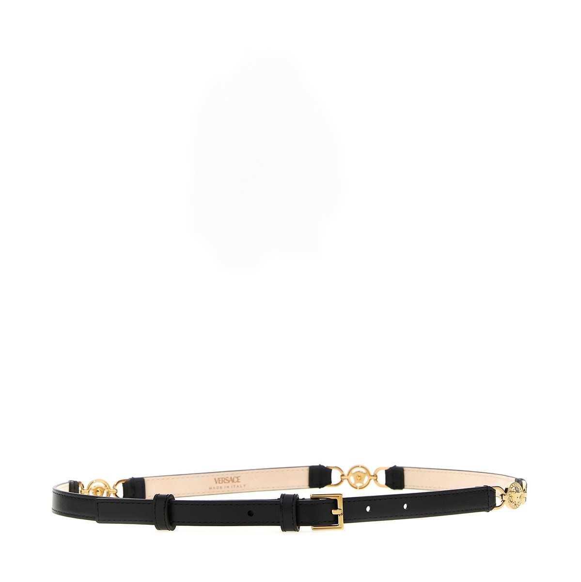 【土日限定クーポン配布中！】 VERSACE ヴェルサーチ ブラック Black 'Medusa' belt ベルト レディース 秋冬2023 1010875DV3T1B00V 【関税・送料無料】【ラッピング無料】 ju