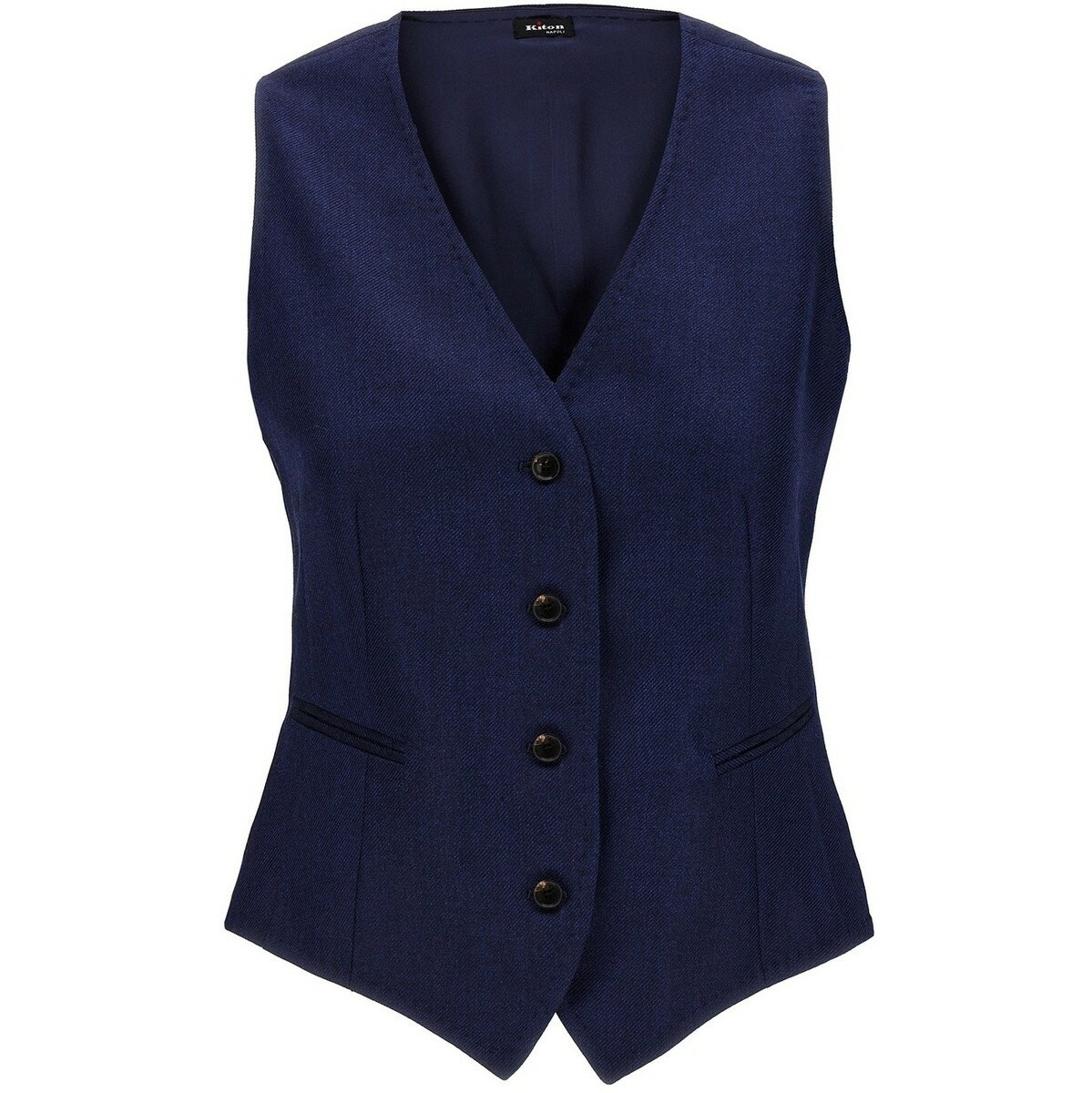 ȥ KITON  ٥ ǥ ֥롼 Vests Silk cashmere vest D47456K0908B02 Bl...