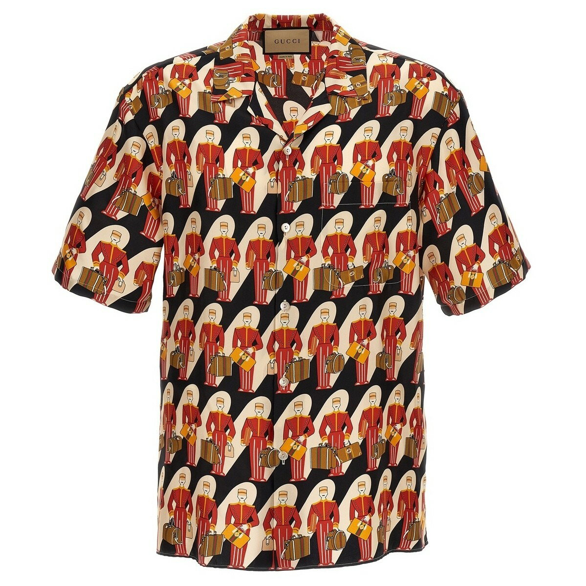 グッチ 【本日5の付く日ポイント4倍!】 GUCCI グッチ マルチカラー Multicolor 'Savoy' shirt シャツ メンズ 秋冬2023 747087ZANR41072 【関税・送料無料】【ラッピング無料】 ju