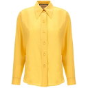 GUCCI グッチ イエロー Yellow Silk shirt シャツ レディース 秋冬2023 751246ZAAOG7518 【関税・送料無料】【ラッピング無料】 ju