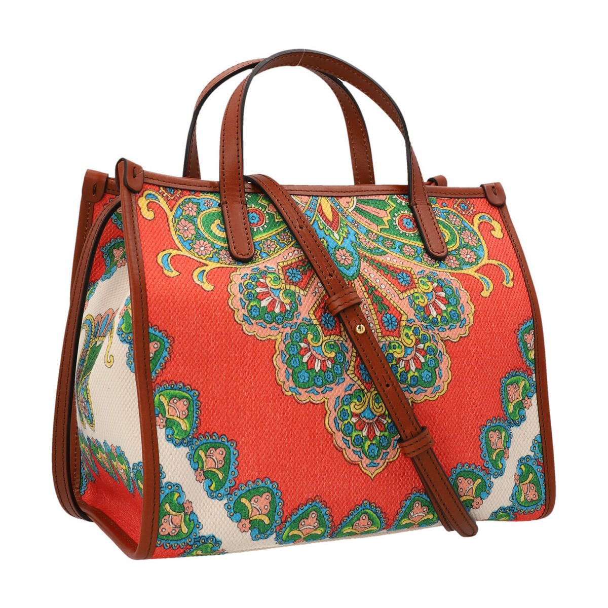 ETRO エトロ Multicolor 'Globetrotter’ shopping bag トートバッグ レディース 秋冬2022 1N6328654600 【関税・送料無料】【ラッピング無料】 ju