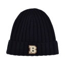 BRUNELLO CUCINELLI ブルネロ クチネリ ブルー Blue Logo beanie 帽子 ボーイズ 秋冬2023 B22M90008CCC23 【関税・送料無料】【ラッピング無料】 ju