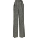 【本日ポイント4倍!!】 ロシャス ROCHAS ズボン パンツ レディース ホワイト Trousers Houndstooth pants ROPX30100ARX190001 White/Black 関税 送料無料 ラッピング無料 2023AW ju