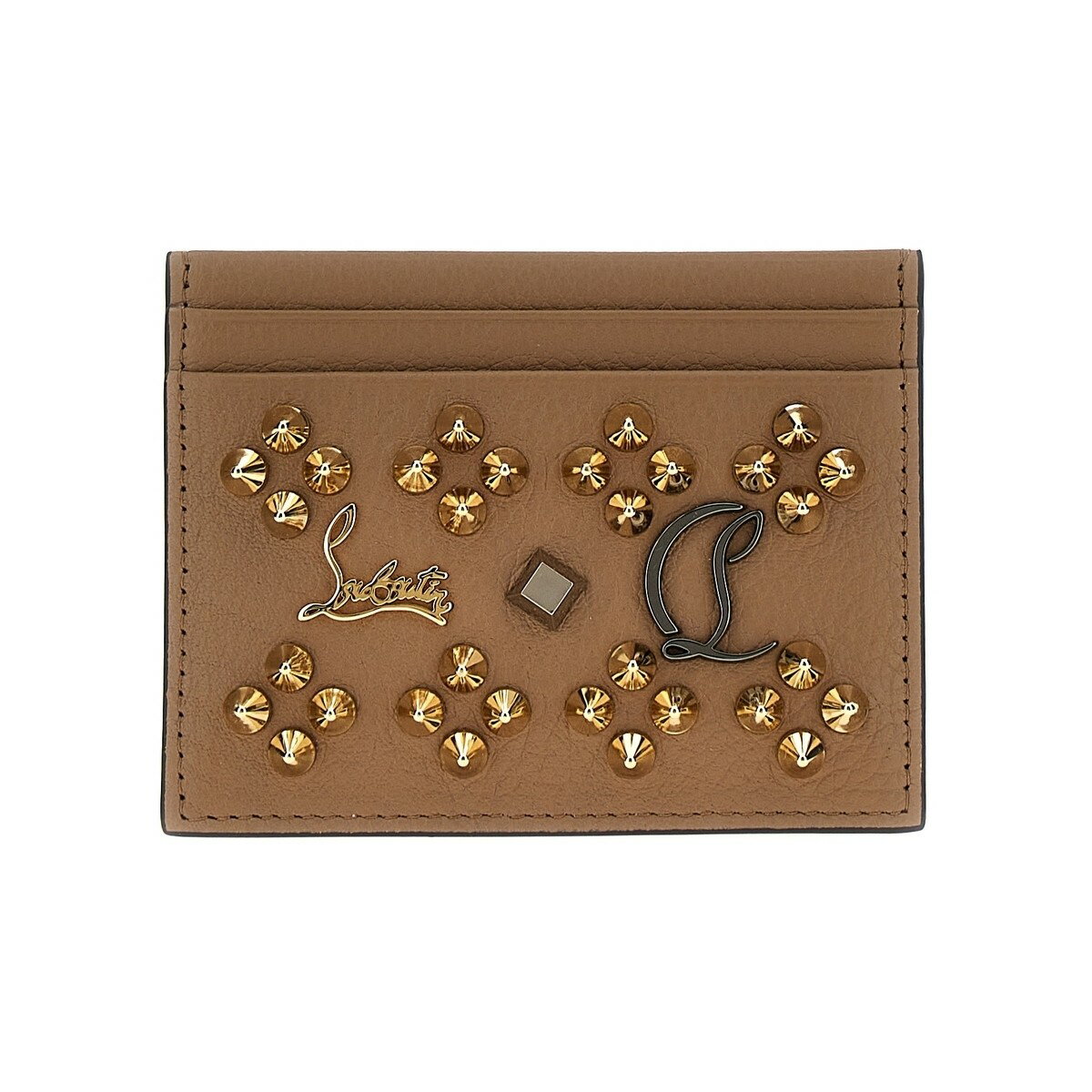 クリスチャンルブタン CHRISTIAN LOUBOUTIN クリスチャンルブタン ベージュ Beige 'Kios' card holder 財布 レディース 秋冬2023 31752255271 【関税・送料無料】【ラッピング無料】 ju