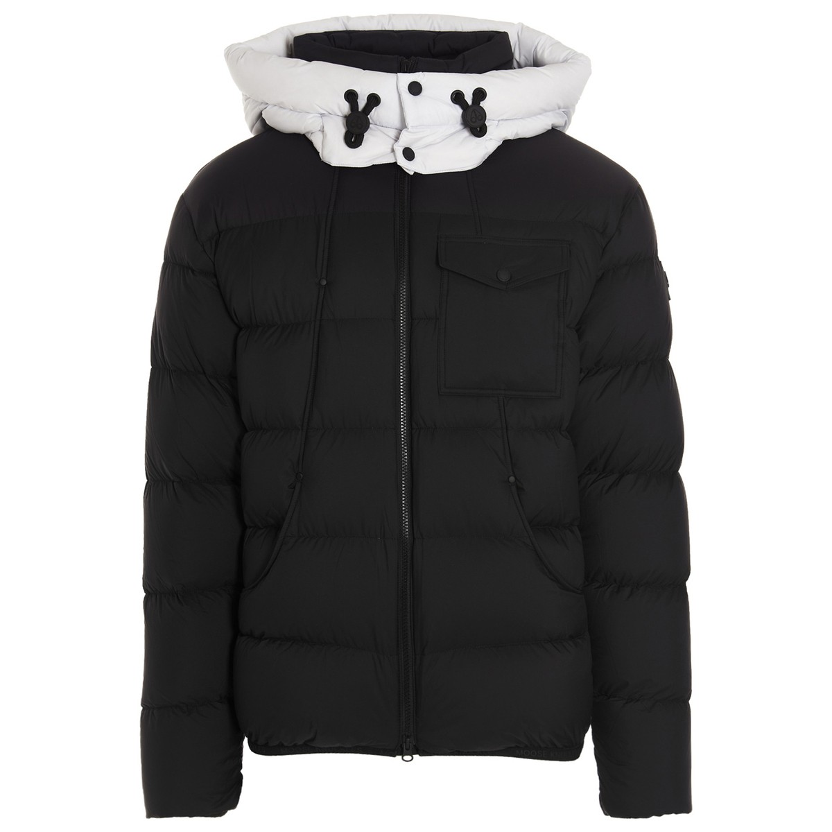 MOOSE KNUCKLES ムース ナックルズ White/Black 'Bedstuy' down jacket ジャケット メンズ 秋冬2022 M32MJ160292 【関税・送料無料】【ラッピング無料】 ju