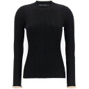 PROENZA SCHOULER プロエンザ スクーラー ブラック Black Ribbed sweater ニットウェア レディース 秋冬2023 R2337080001 【関税・送料無料】【ラッピング無料】 ju