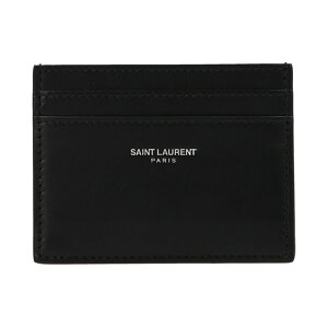 【15,000円以上1,000円OFF!!】 SAINT LAURENT PARIS イヴ サンローラン ブラック Black Logo card holder 財布 メンズ 秋冬2023 3759460U90N1000 【関税・送料無料】【ラッピング無料】 ju