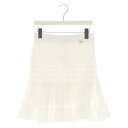TWIN-SET ツインセット White Knitted skirt スカート ガールズ 春夏2022 221GJ3Q8100526 【関税・送料無料】【ラッピング無料】 ju