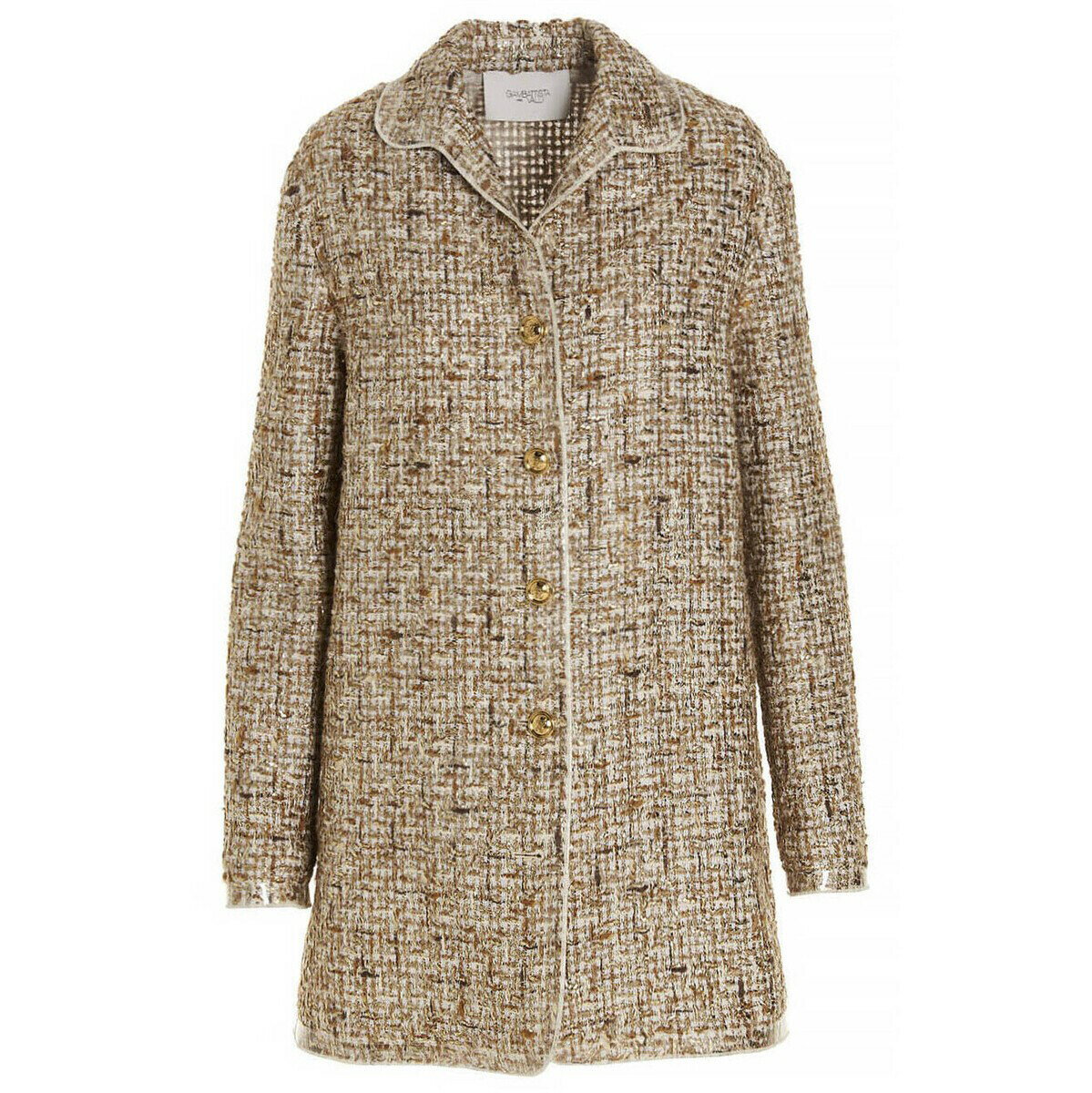 GIAMBATTISTA VALLI Хƥ   Gold Boucle coat  ǥ 2022 22FWPVCA800421GOLM001 ڴǡ̵ۡڥåԥ̵ ju