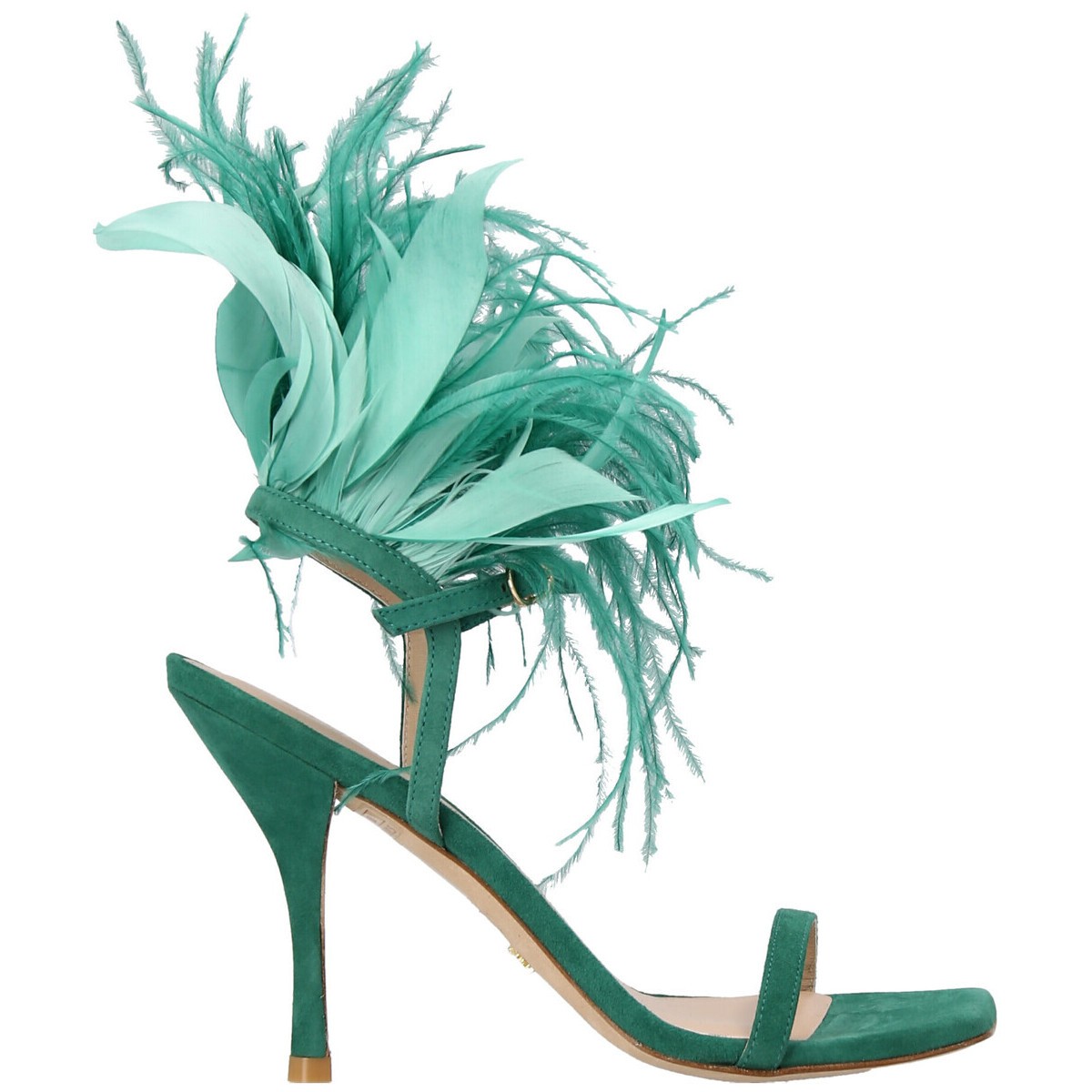 STUART WEITZMAN スチュアート ワイツマン グリーン Green 'Plume' sandals サンダル レディース 春夏2023 SD582ESMERALDA 【関税・送料無料】【ラッピング無料】 ju