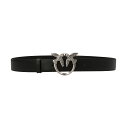 【1000円OFFクーポン配布中!!】 ピンコ PINKO ベルト レディース ブラック Belts 'Love Berry’ belt 100125A0F1Z99O Black 関税 送料無料 ラッピング無料 2023SS ju