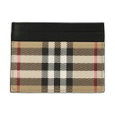 BURBERRY バーバリー ベージュ Beige Check print card holder wallet 財布 メンズ 秋冬2023 8065633ARCHIVEBEIGE 【関税・送料無料】【ラッピング無料】 ju