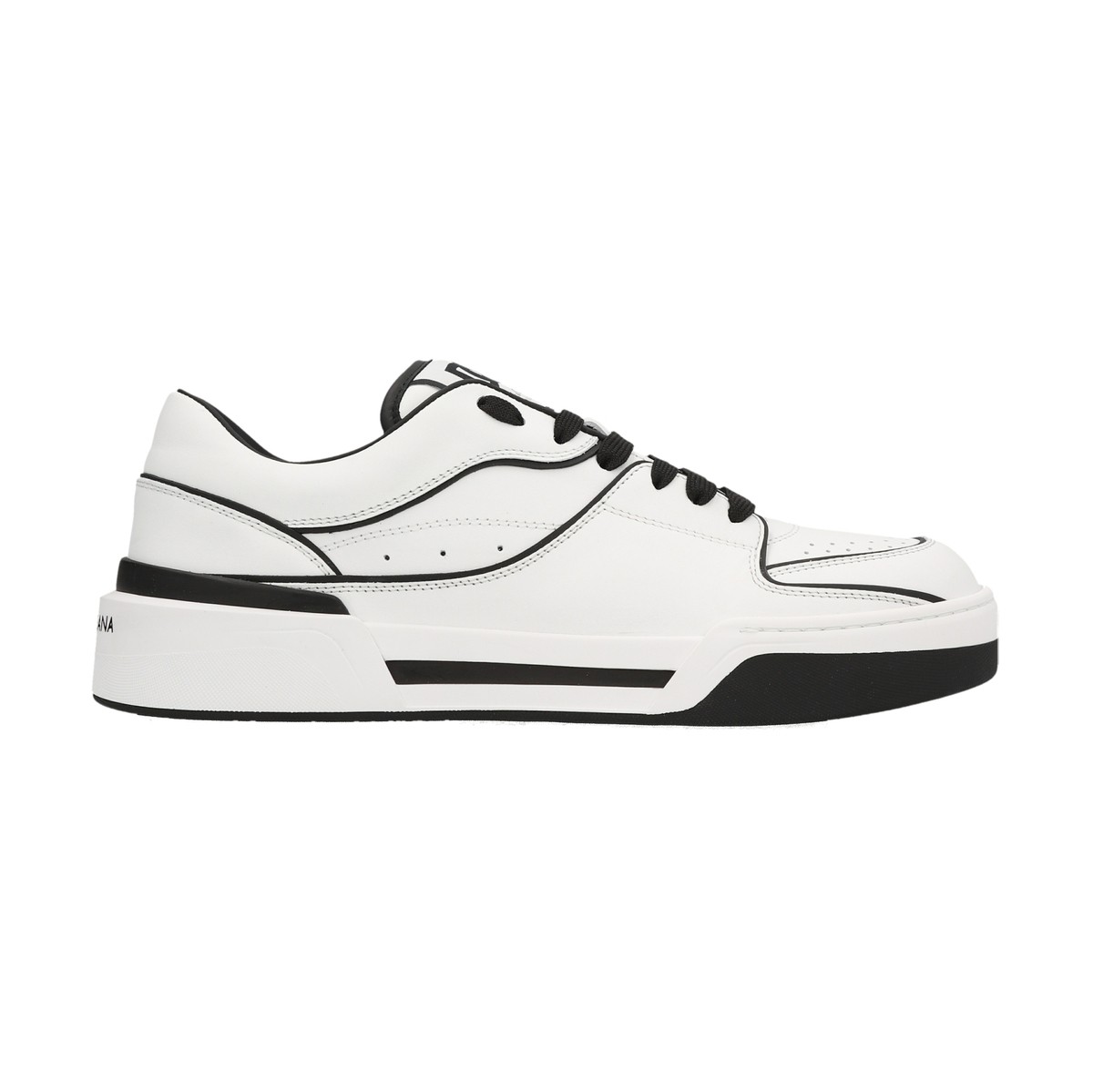 【土日限定クーポン配布中！】 DOLCE&GABBANA ドルチェ&ガッバーナ ホワイト White/Black 'New Roma' sneakers スニーカー メンズ 春夏2024 CS2036AY96589697 【関税・送料無料】【ラッピング無料】 ju